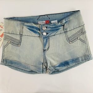 Jean Stone Wash Short Shorts Size 15